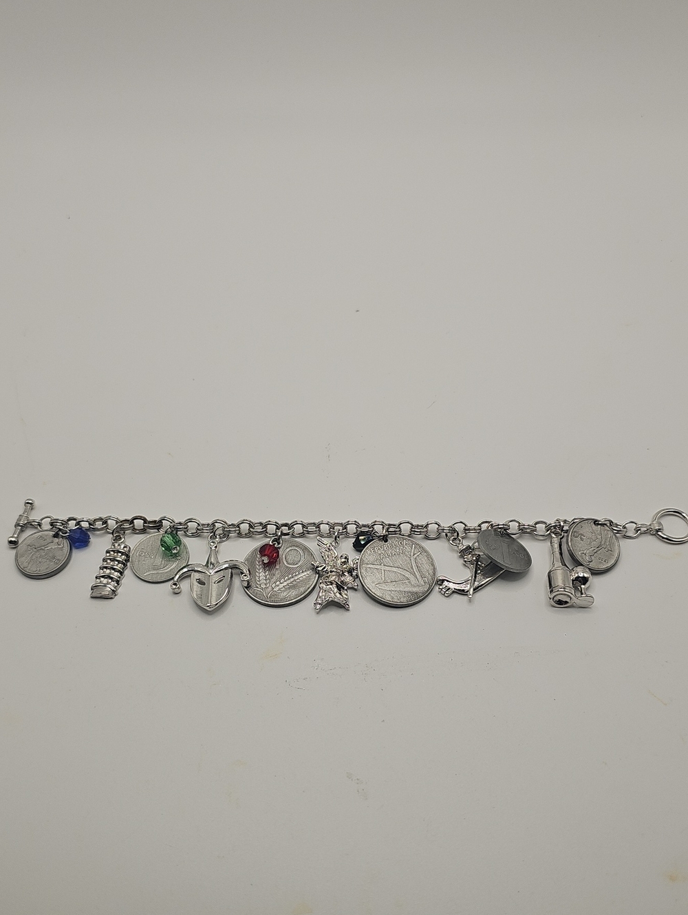 Coin Treasures Italian Charm Braclet. So Fun.